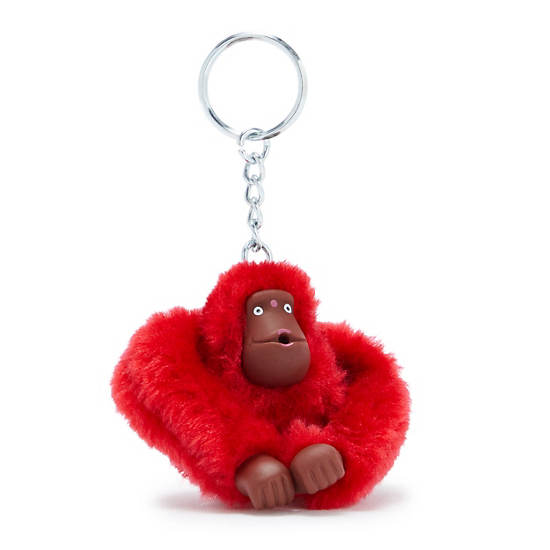 Kipling Sven Monkey Keychain Accessoires Rood Roze | BE 2001NW